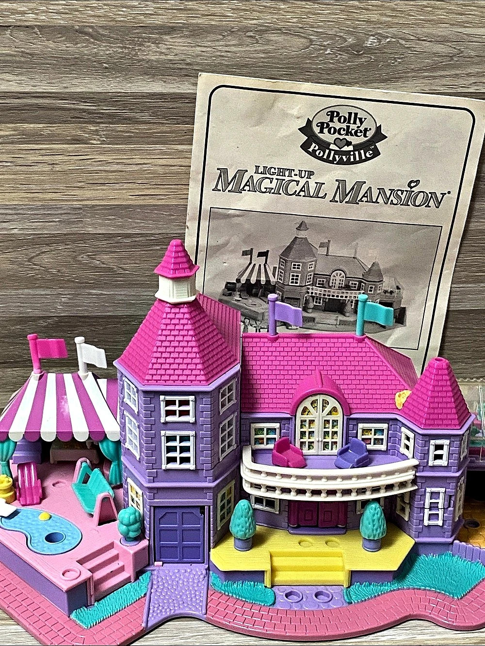 Polly Pocket vintage Bluebird Light-Up Magical Mansion Playset